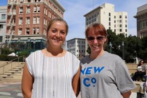 A fellow attendee (Kevin Francis Barrett, Attorney At Law and Professional Photographer) took this during lunch. His caption was: